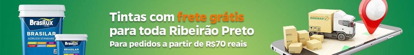 Tintas com frete grátis em Ribeirão Preto